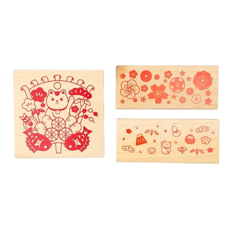 Japanese stamp Maneki Neko XL
