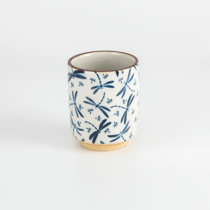 Dragonfly Japanese Tea Cup