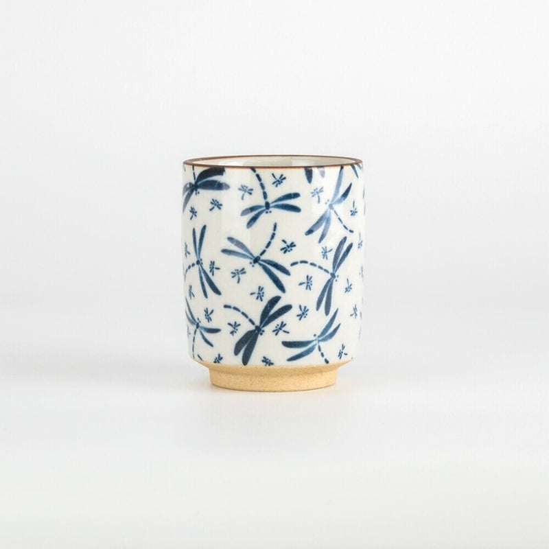 Dragonfly Japanese Tea Cup