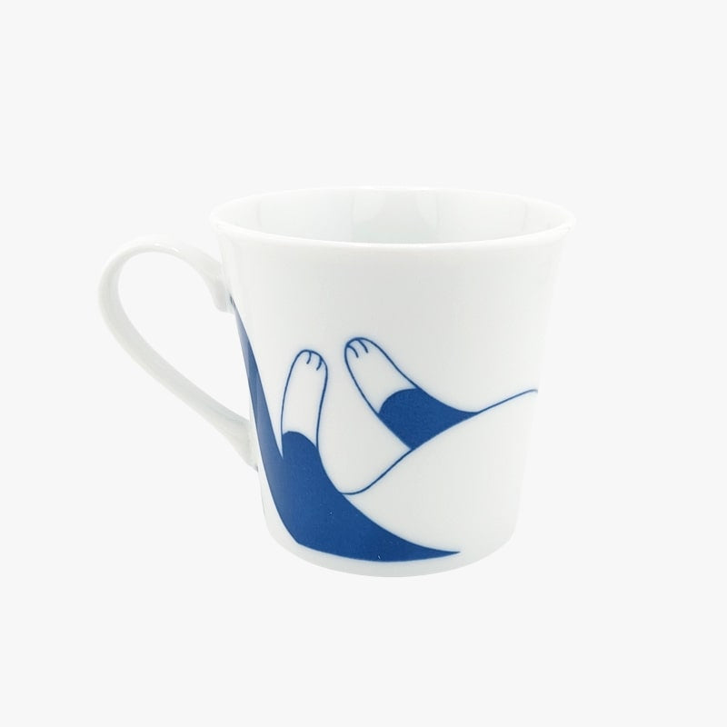 Japanese mug Blue Cat