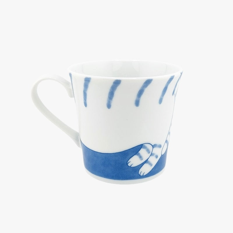 Japanese mug Neko Blue