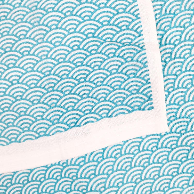 Tenugui - Cotton Gauze Seigaiha