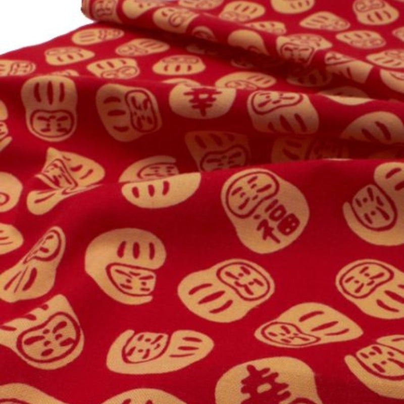 Tenugui Daruma Print