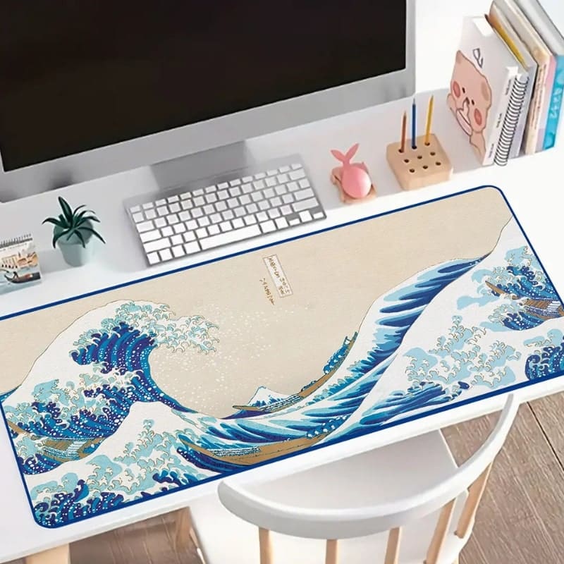 The Great Wave off Kanagawa Desk Mat