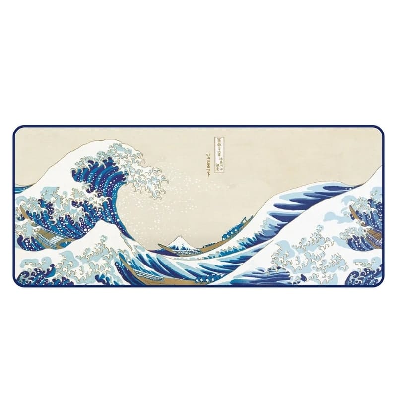 The Great Wave off Kanagawa Desk Mat