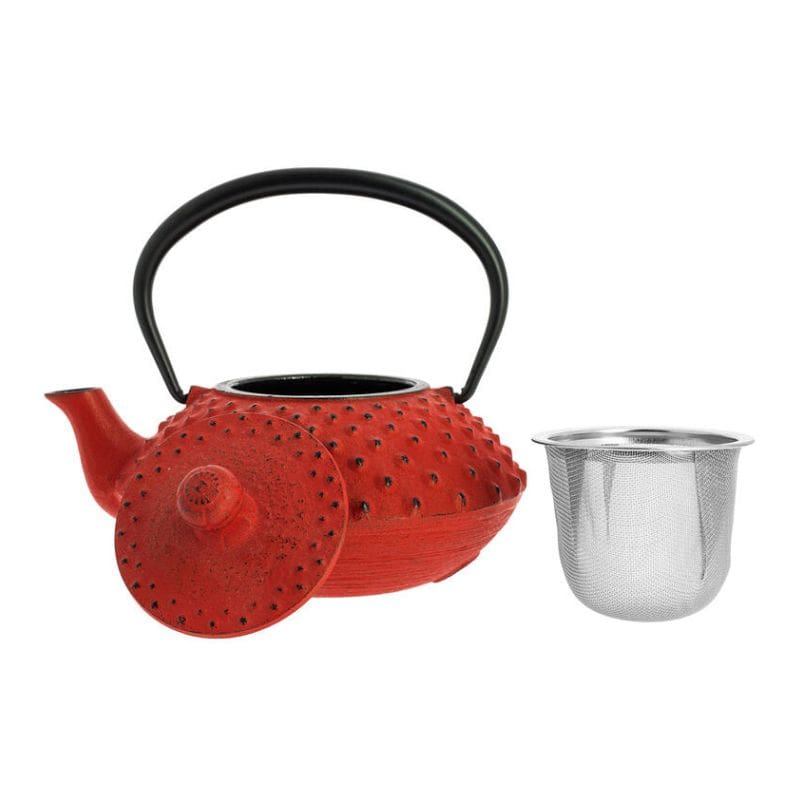 Théière Japonaise Fonte Iwachu Rouge 350 ml