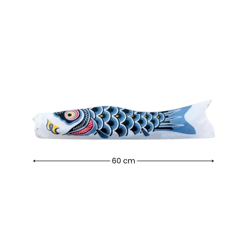Traditional Japanese Koinobori – Black – 23.6