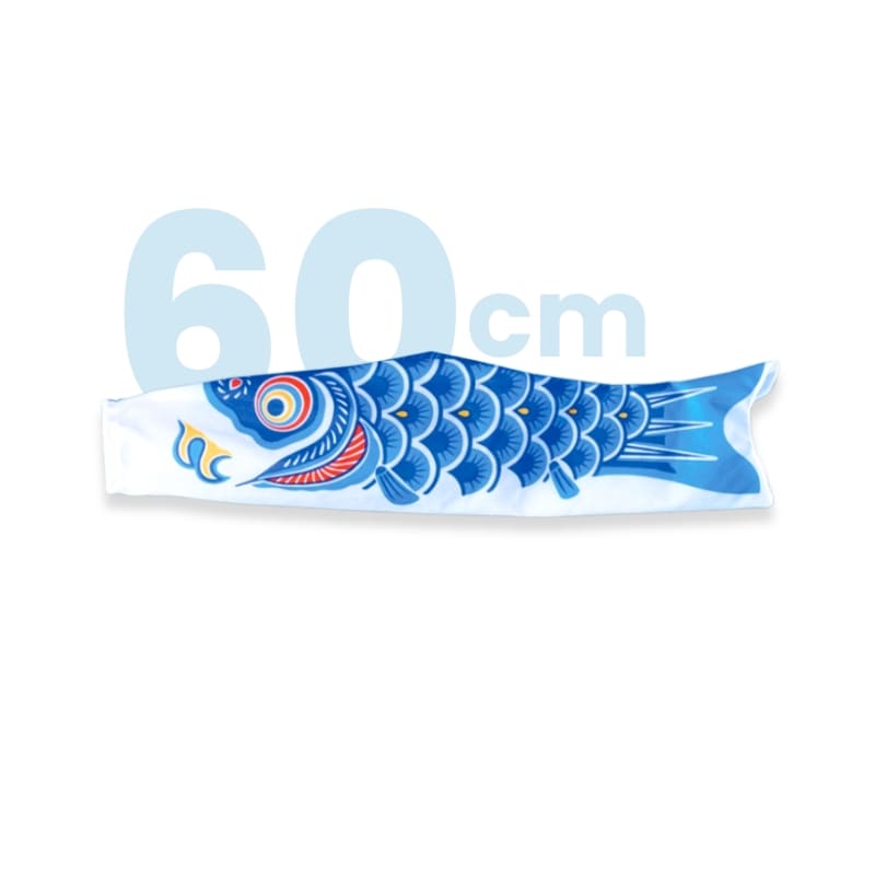 Traditional Japanese Koinobori – Blue – 23.6