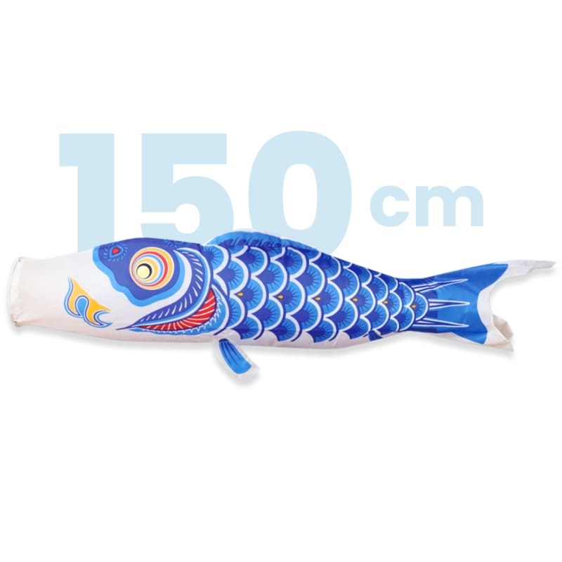 Traditional Japanese Koinobori – Blue – 59