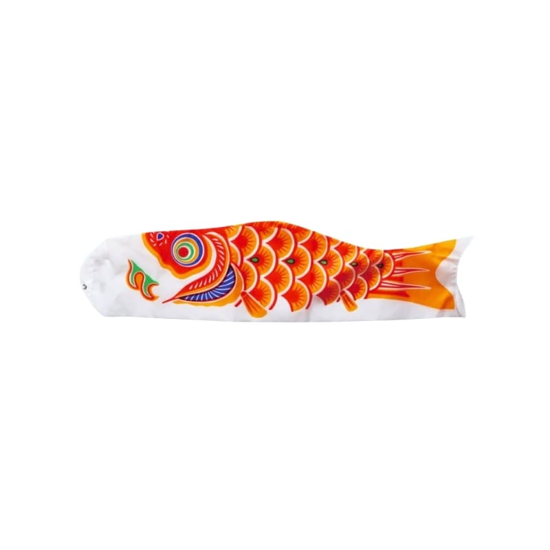 Traditional Japanese Koinobori – Orange – 23.6