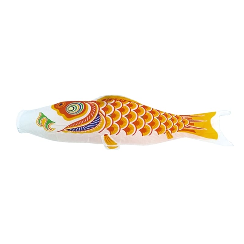Traditional Japanese Koinobori – Orange – 59