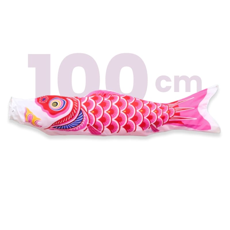 Traditional Japanese Koinobori – Pink – 39.4