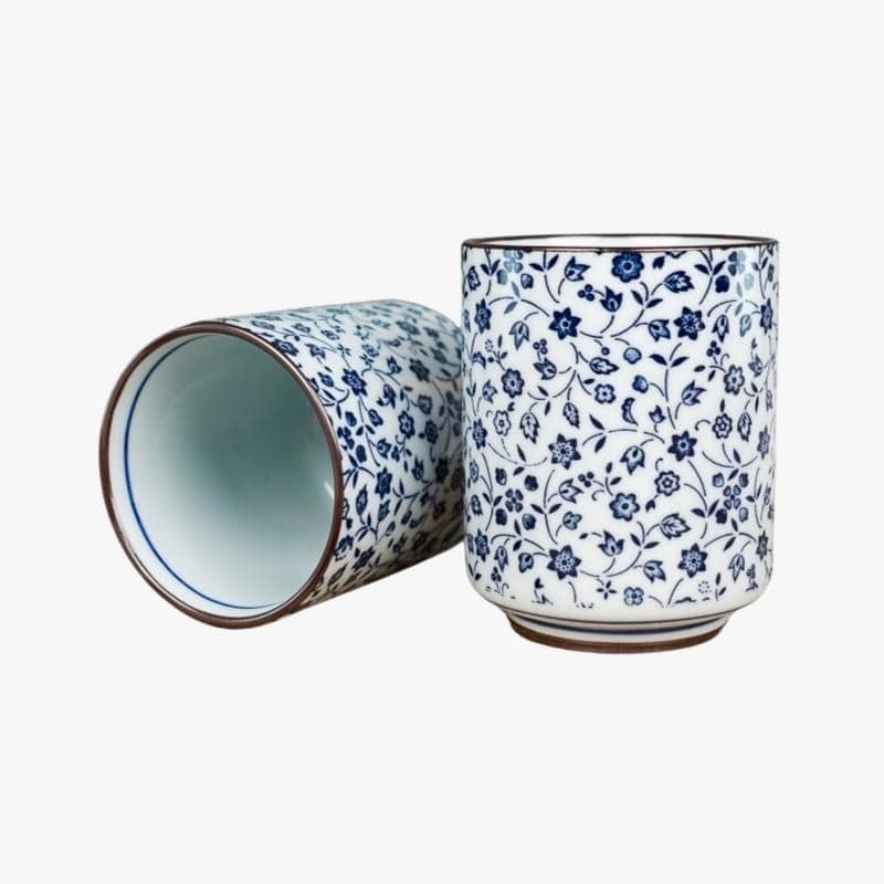 Traditional Japanese Tea Cup - Yunomi Shokubutsu