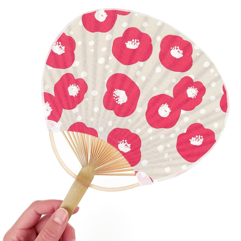 Uchiwa Fan - Camellia