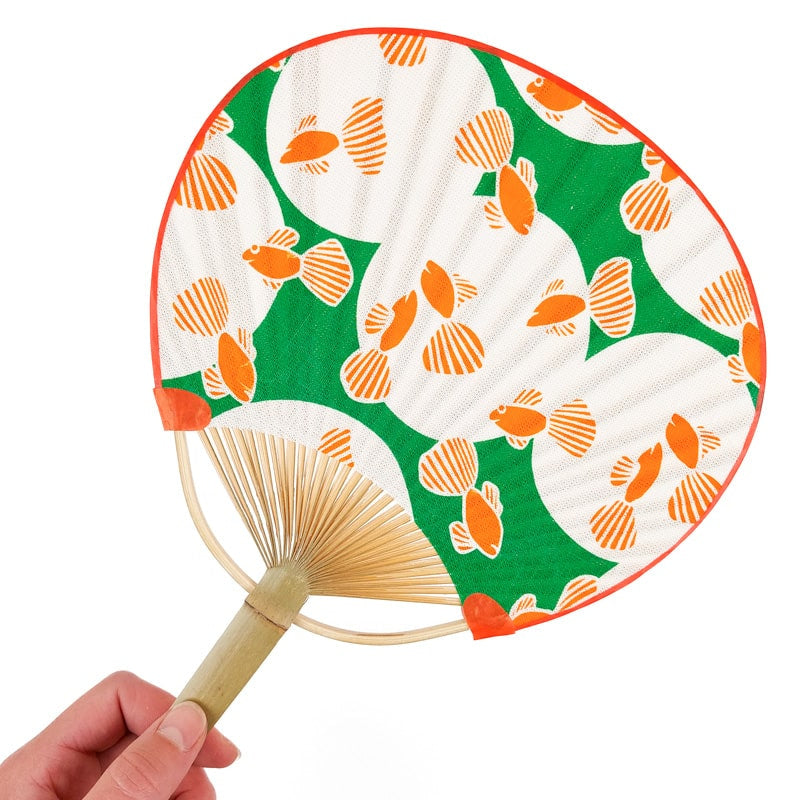 Uchiwa Fan - Kingyo