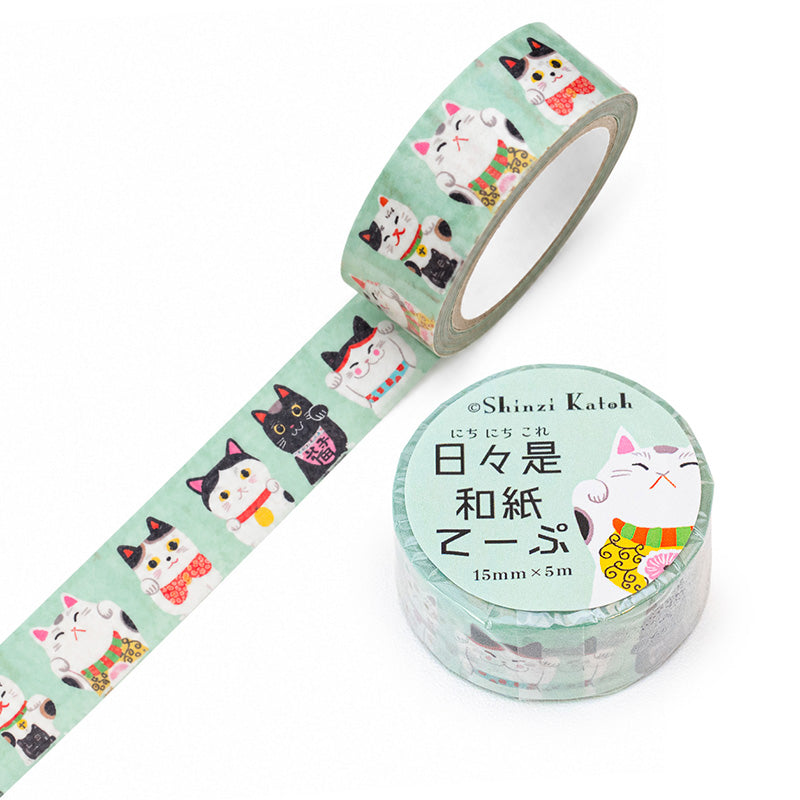 Washi Tape - Maneki Neko Cats