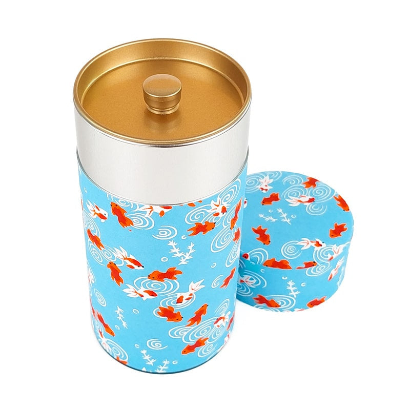 Washi Tea Canister - Kingyo