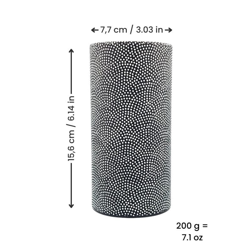 Washi Tea Canister - Same Komon