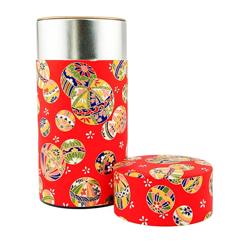 Washi Tea Canister - Temari