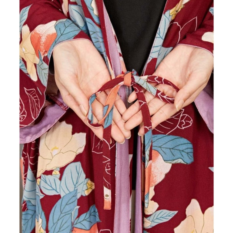 Women’s Floral Kimono Jacket One Size