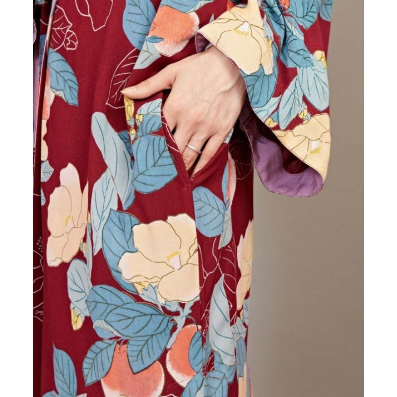 Women’s Floral Kimono Jacket One Size