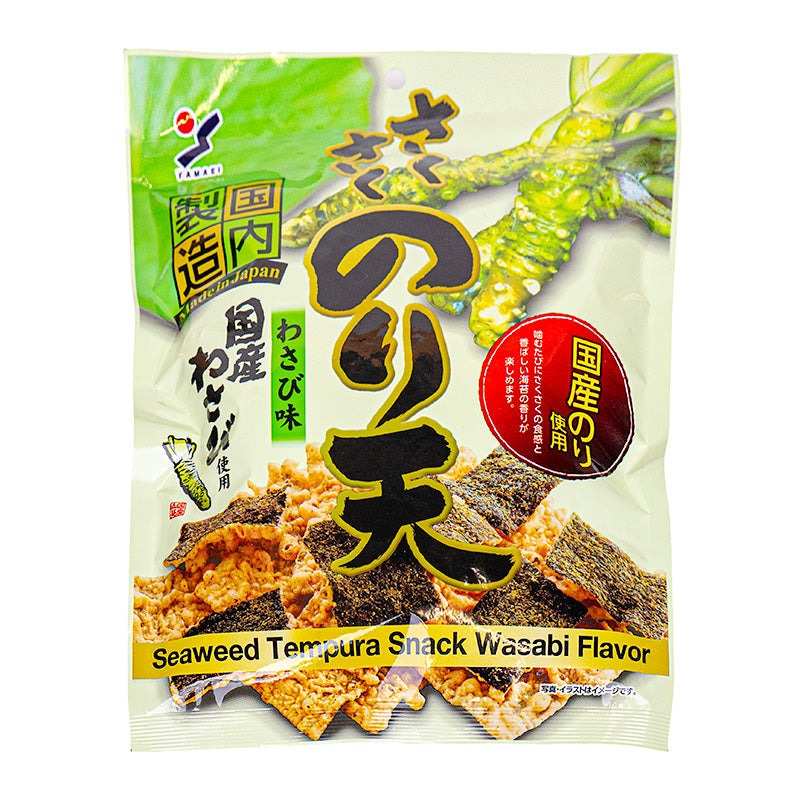 Yamaei Seaweed Tempura Snack - Wasabi