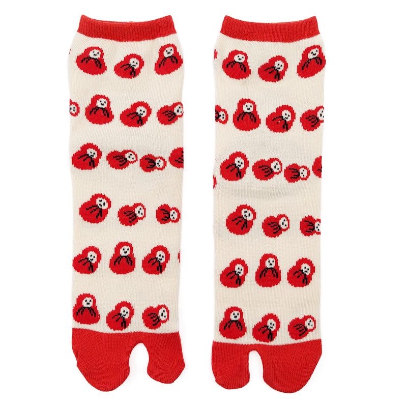 Japanese Daruma Socks