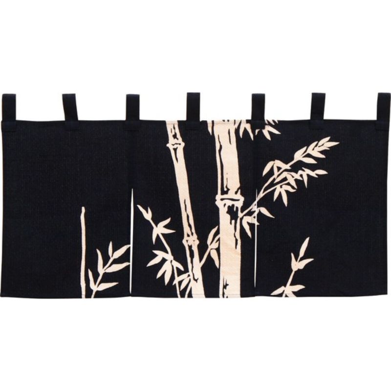 Short Noren Curtain - Bamboo