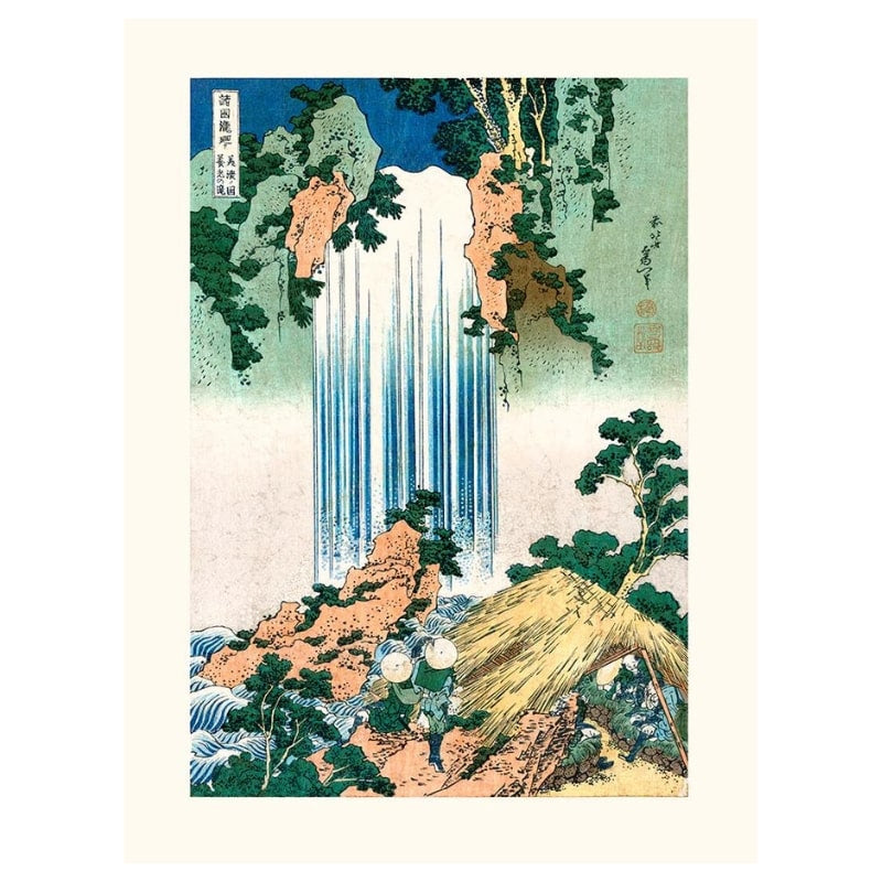Yoro Waterfall Japanese Poster - A3