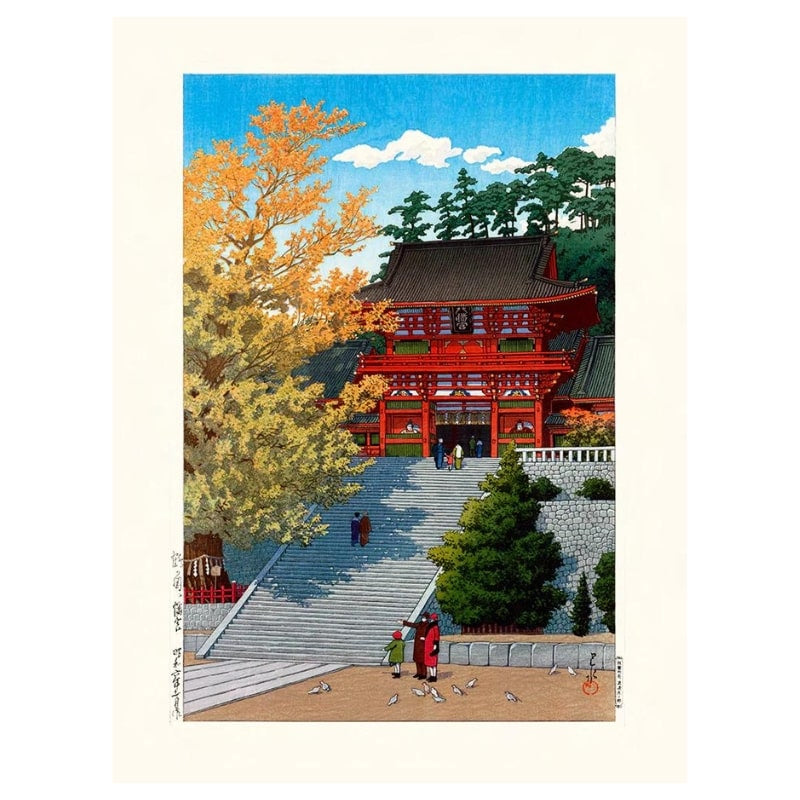 Kamakura Sanctuary Japanese Poster - A3