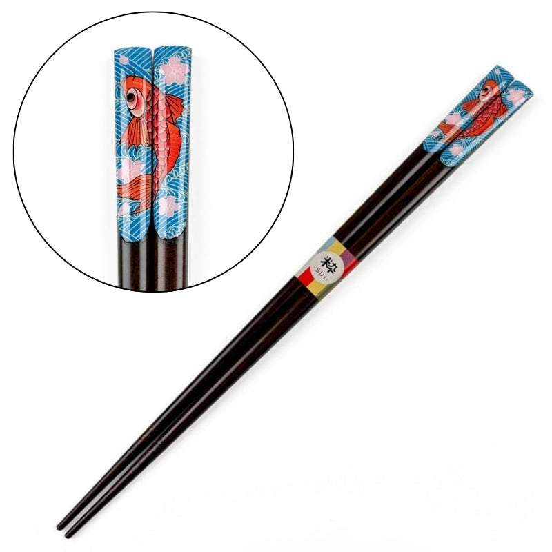 Japanese chopsticks Koi carp