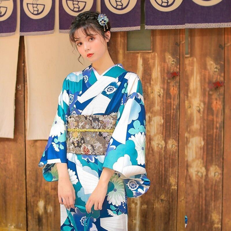Blue And White Kimono For Women S