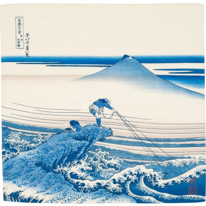 Blue Mount Fuji Furoshiki