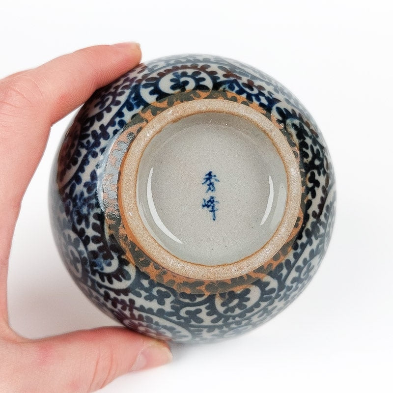 Blue Japanese Tea Bowl