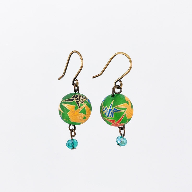 Japanese Style Earrings - Ball