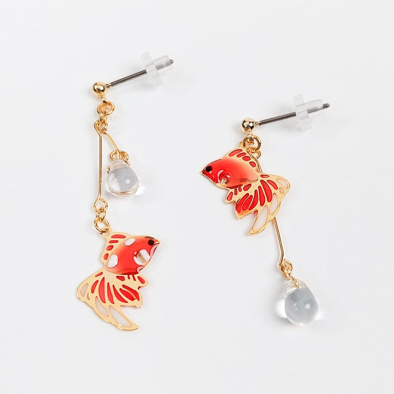 Goldfish Japanese Earrings