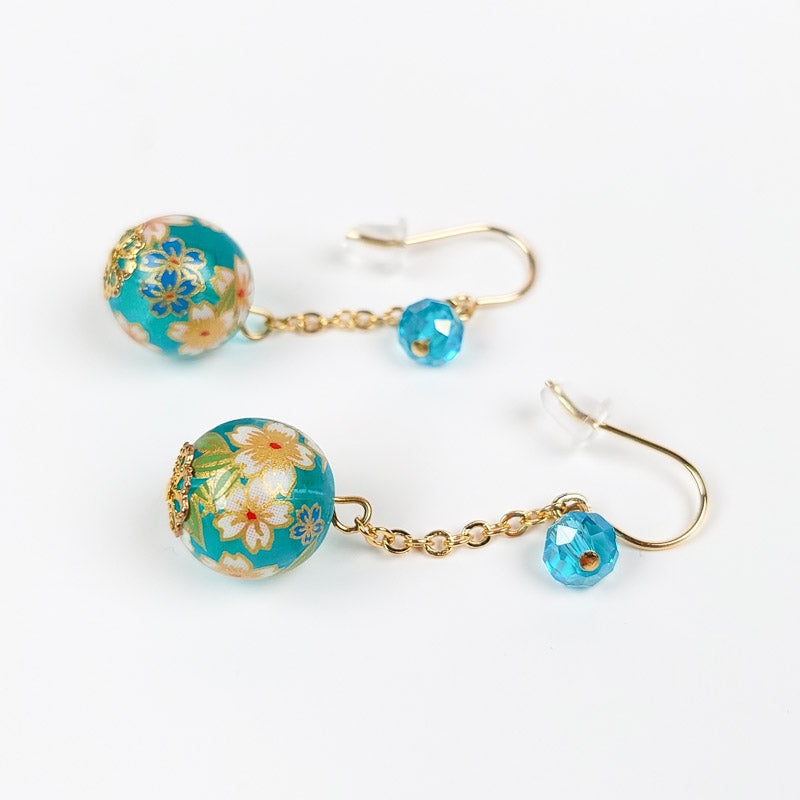 Japanese dangling earrings