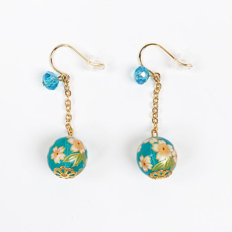 Japanese dangling earrings