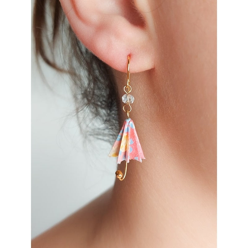 Umbrella Earrings - Pink