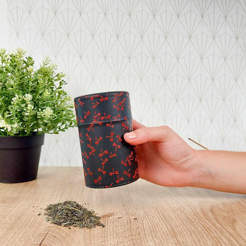 Bulk Tea Tin - Black Dragonfly
