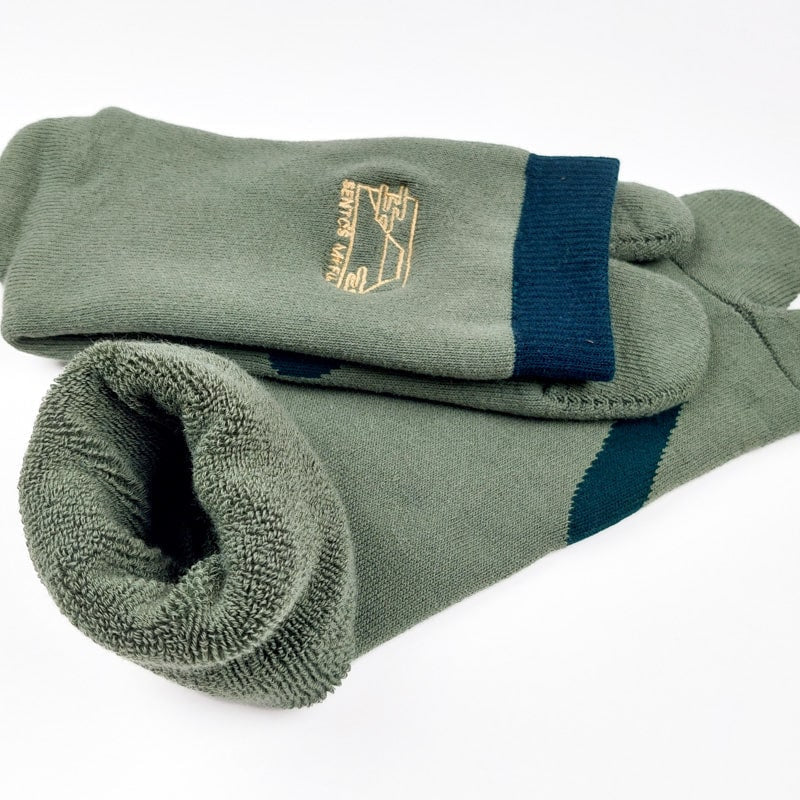 Japanese Socks Tongs - Green - EU 37-42