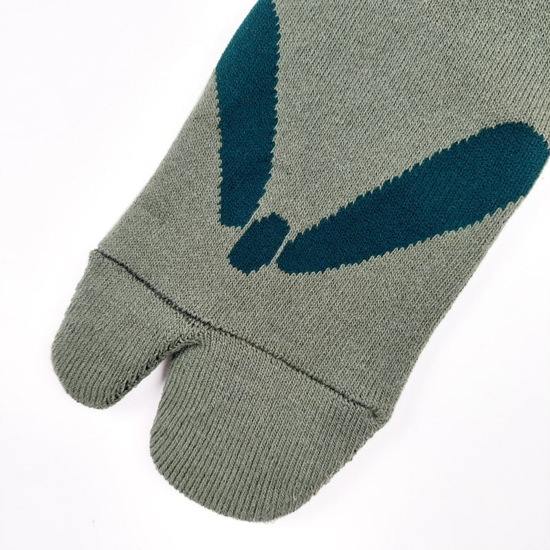 Japanese Socks Tongs - Green - EU 37-42