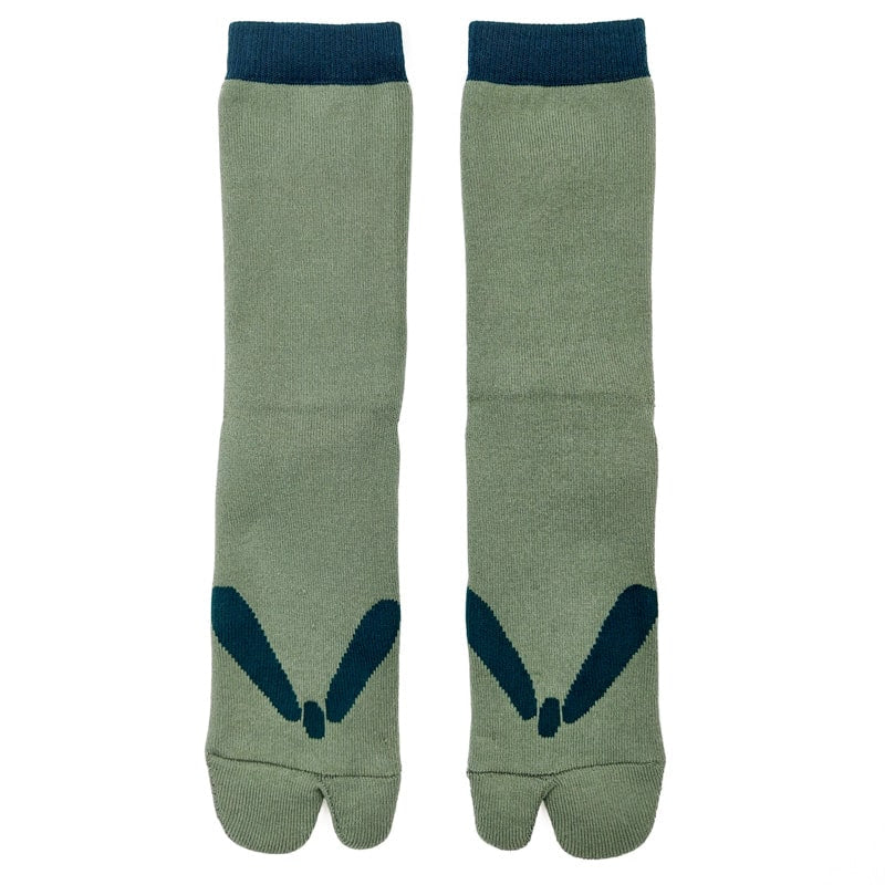 Japanese Socks Tongs - Green - EU 37-42