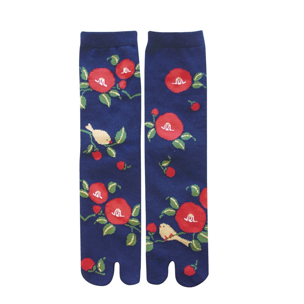 Camellia Tabi Socks