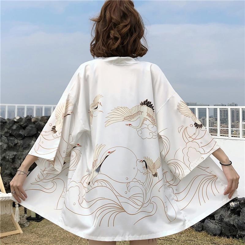 City Chic Kimono White / One Size