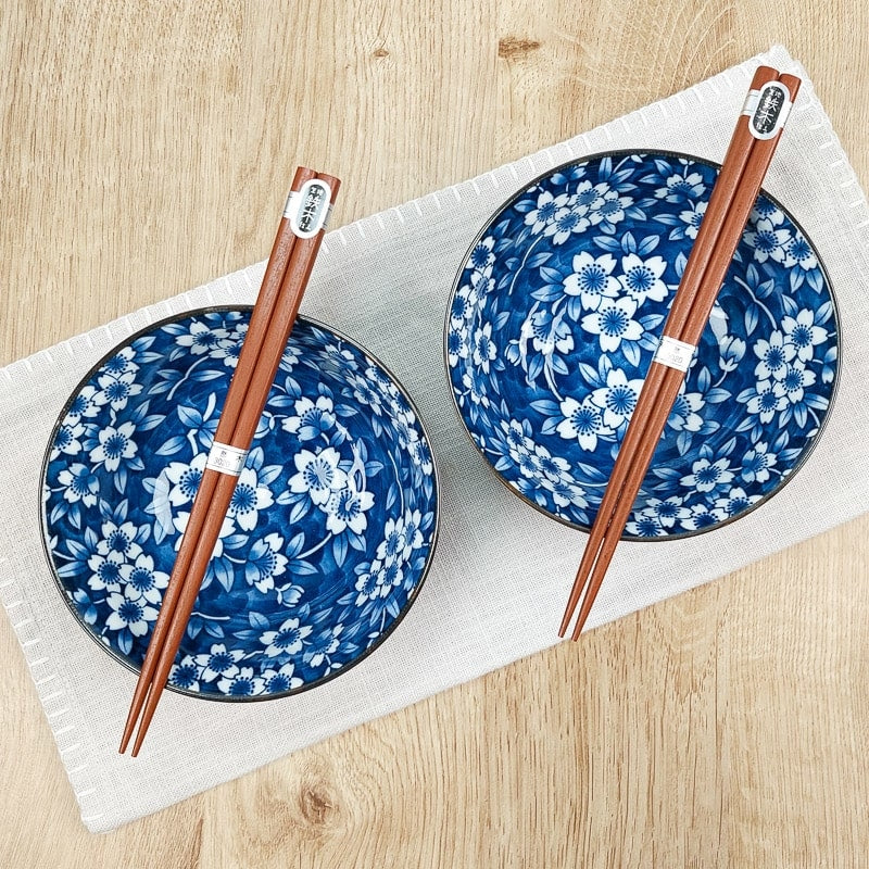 Set of 2 Japanese Rice Bowls