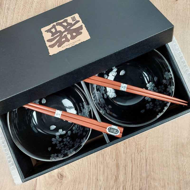 Set of 2 Japanese Bowls - Hanami
