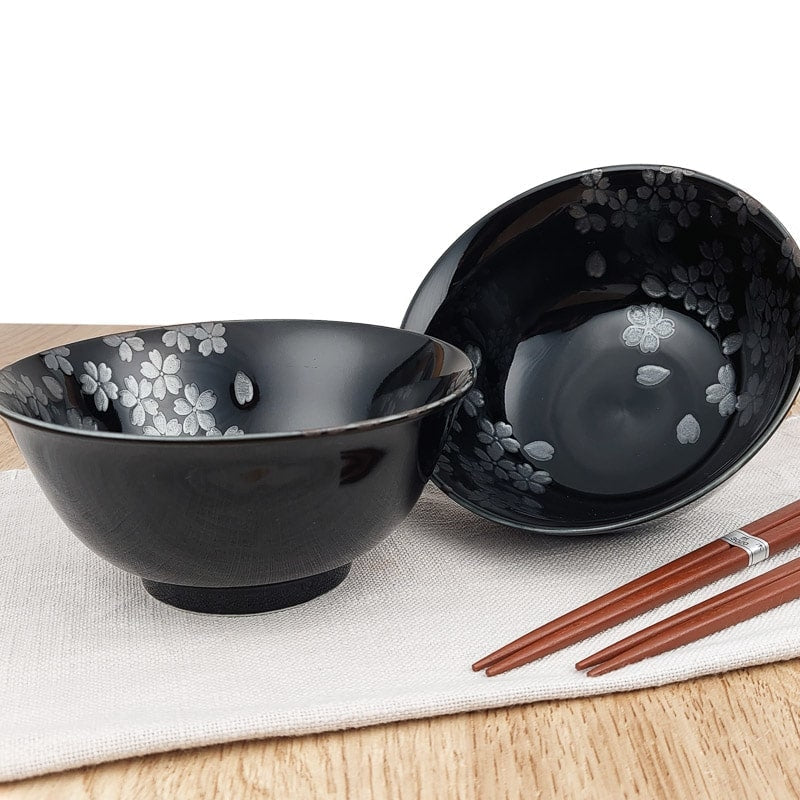 Set of 2 Japanese Bowls - Hanami