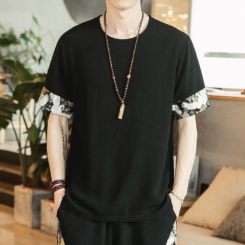 Crane Shirt Black / M