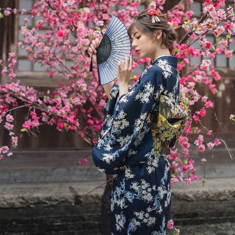 Dragon Kimono Robe For Women